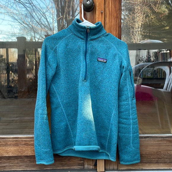 Patagonia women’s quarter-zip fleece pullover sweater - Picture 1 of 4